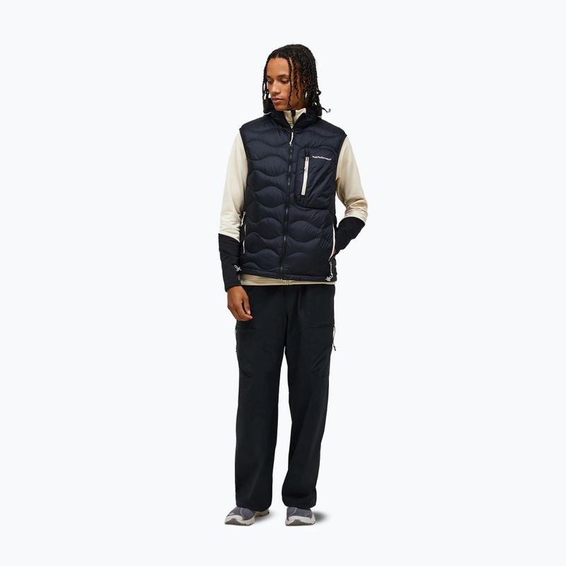 Men's gilet Peak Performance Helium Utility Down black/black 2