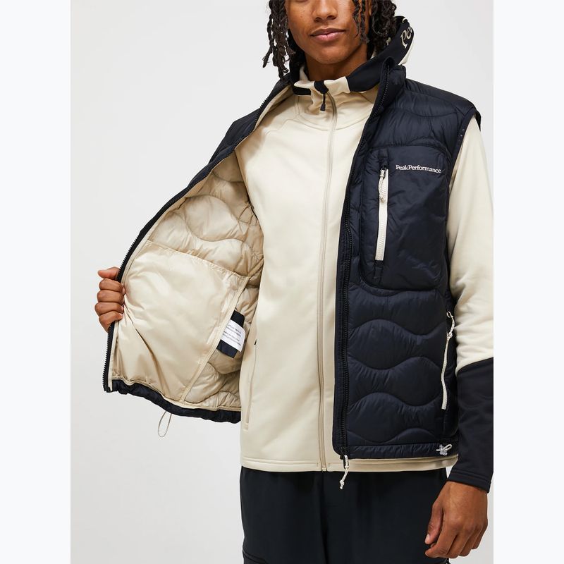 Men's gilet Peak Performance Helium Utility Down black/black 4