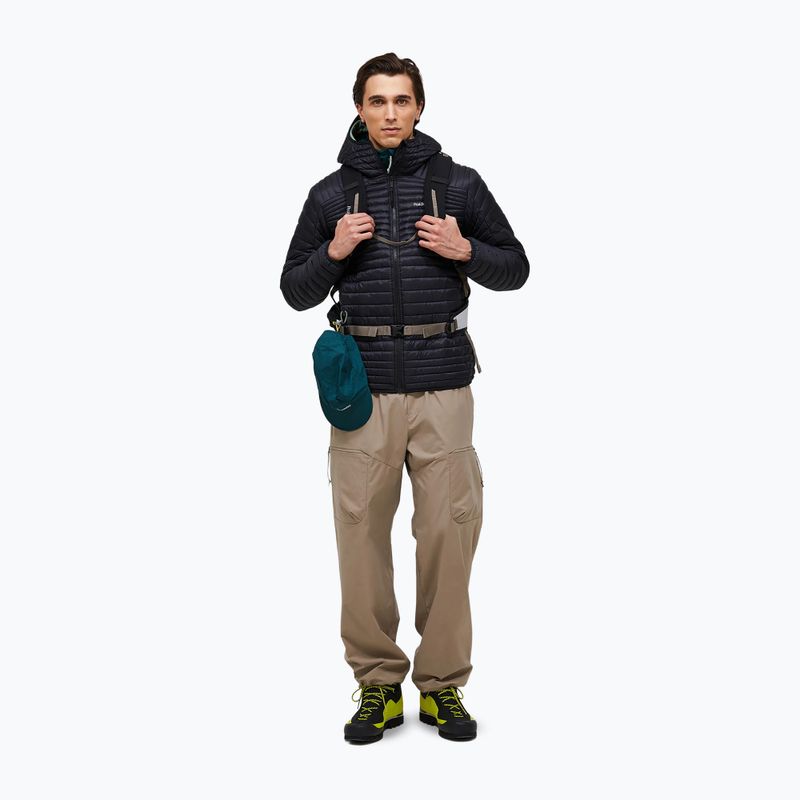 Men's insulated jacket Peak Performance Monolight Insulated Hood black 2