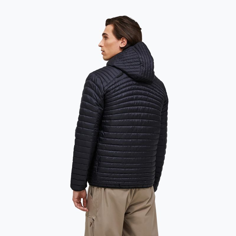 Men's insulated jacket Peak Performance Monolight Insulated Hood black 3