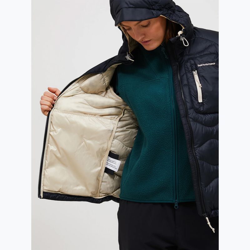 Women's down jacket Peak Performance Helium Utility Down black/sand fog 5