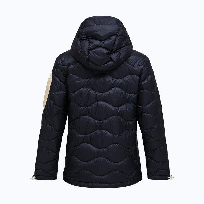Women's down jacket Peak Performance Helium Utility Down black/sand fog 8