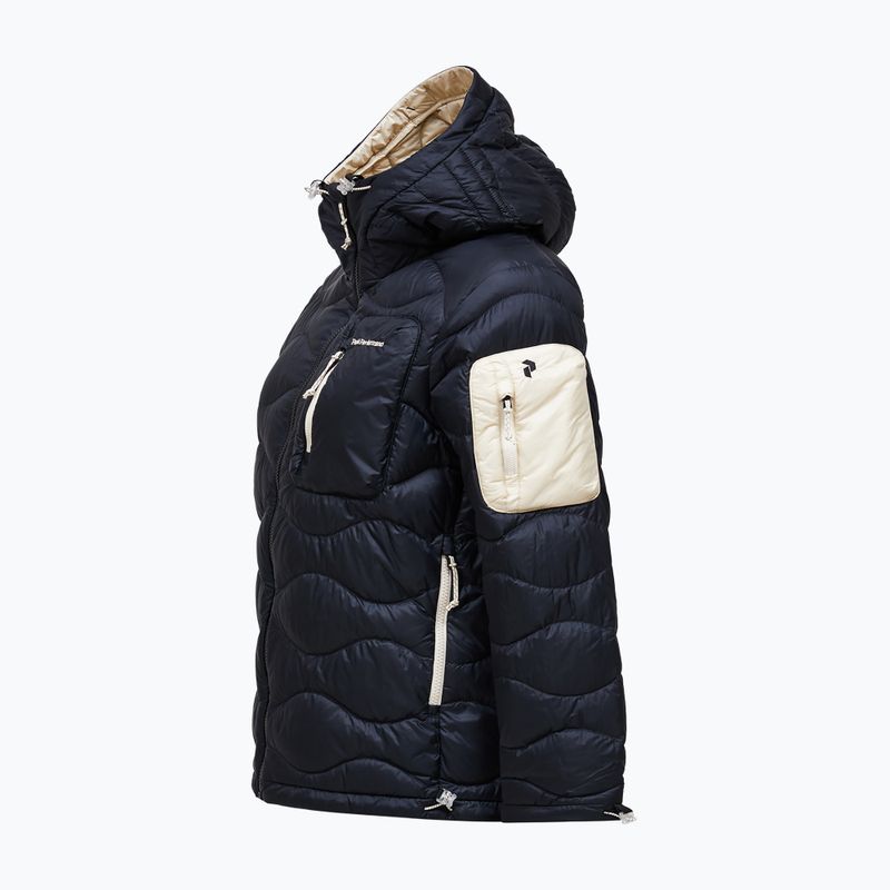 Women's down jacket Peak Performance Helium Utility Down black/sand fog 9