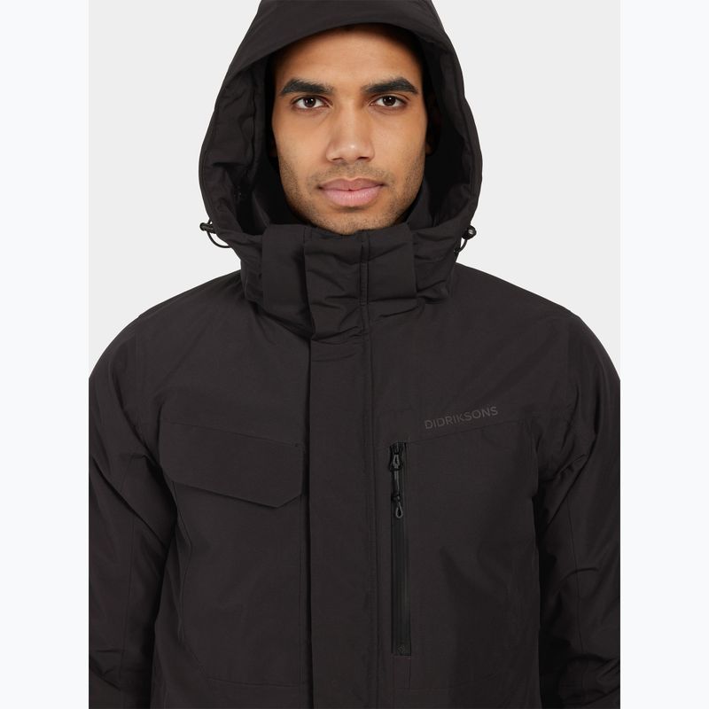 Insulated jacket Didriksons Stefan black 6