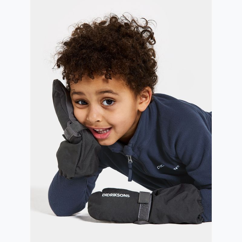 Didriksons Biggles Children's Ski Gloves Mittens black 2