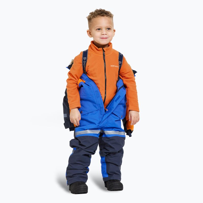 Didriksons Bjärven Cover children's ski suit caribbean blue 4