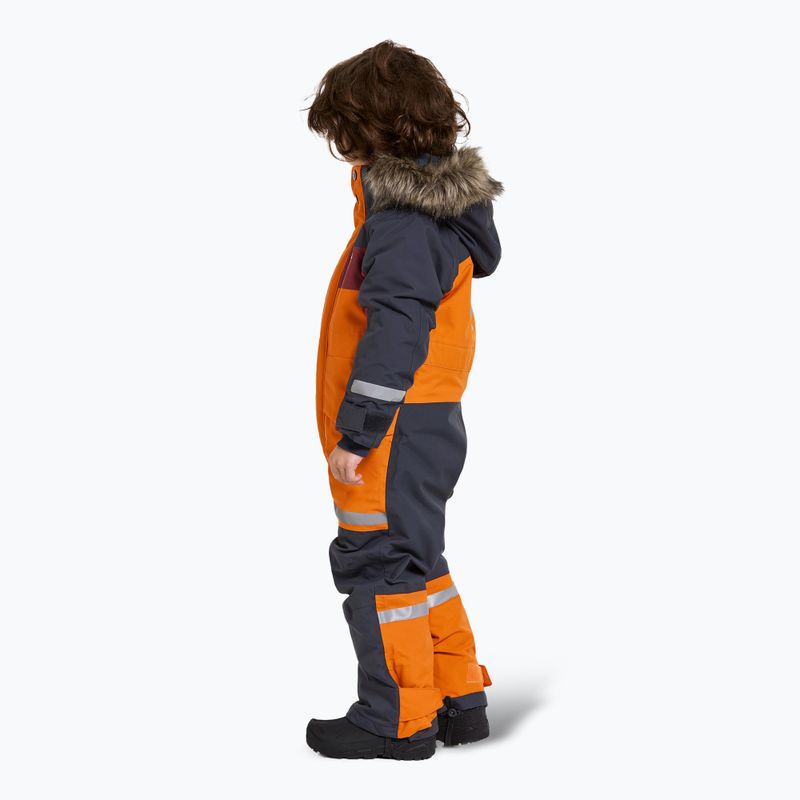 Didriksons Bjärven Cover orange jam children's ski suit 3