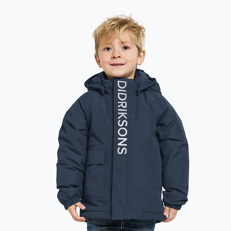 Children's jacket Didriksons Talvi navy 3