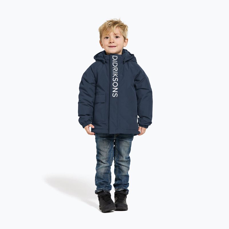 Children's jacket Didriksons Talvi navy 4
