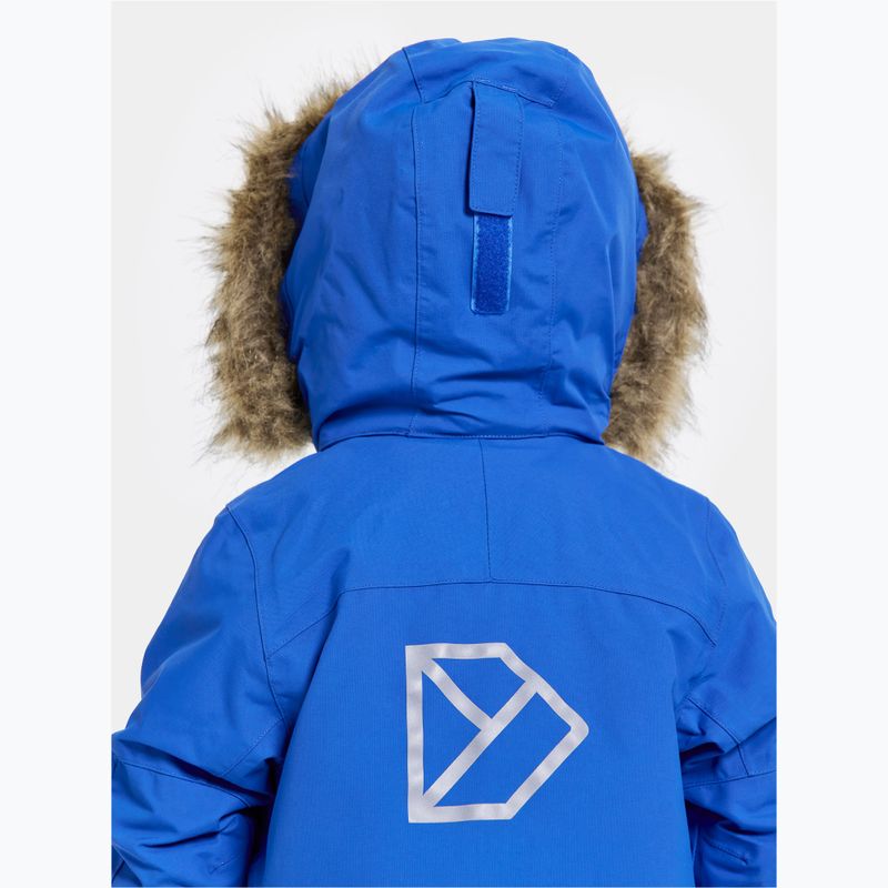 Didriksons Bjärven Parka caribbean blue children's winter jacket 6