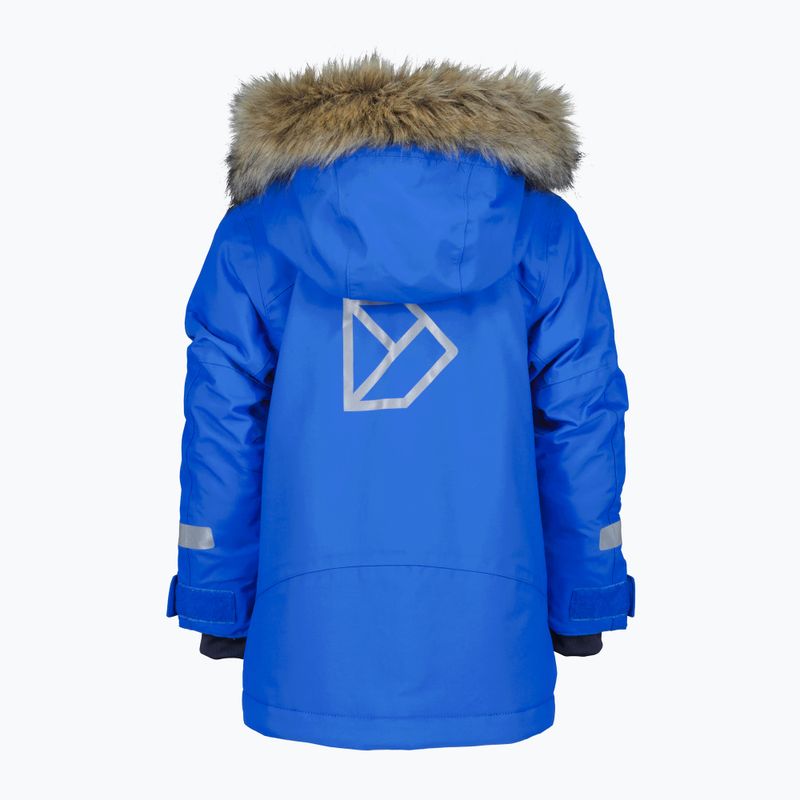 Didriksons Bjärven Parka caribbean blue children's winter jacket 10