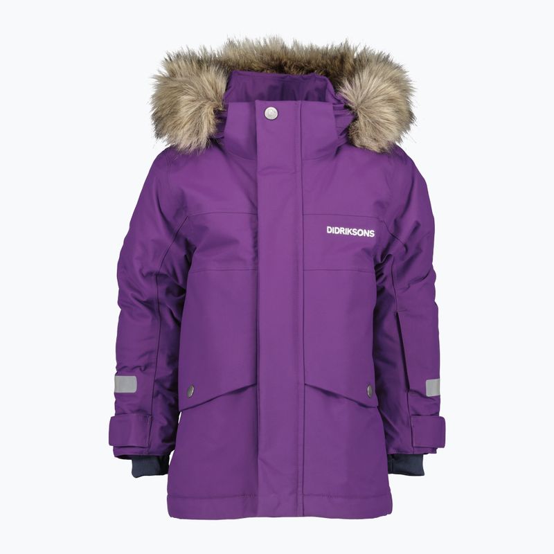 Didriksons children's winter jacket Bjärven Parka royal purple 9