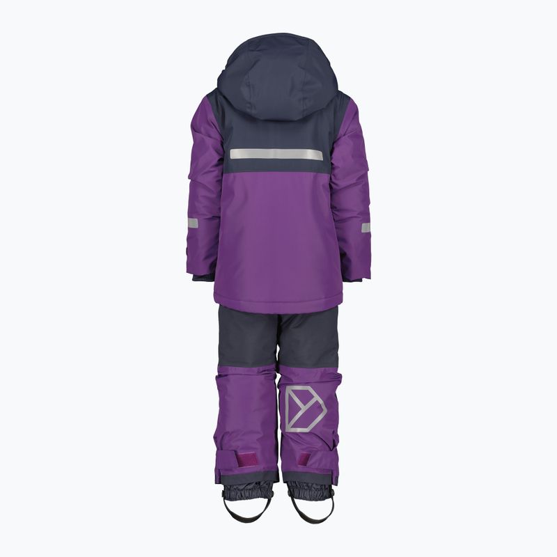 Children's ski set Didriksons Royal purple scarf 2