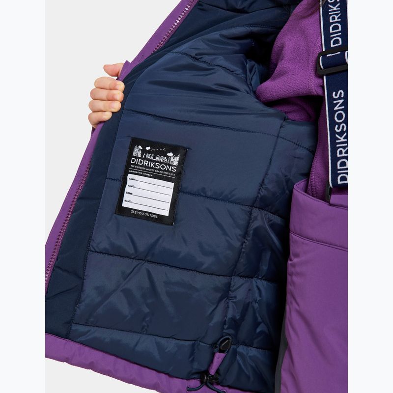 Children's ski set Didriksons Skare royal purple 9