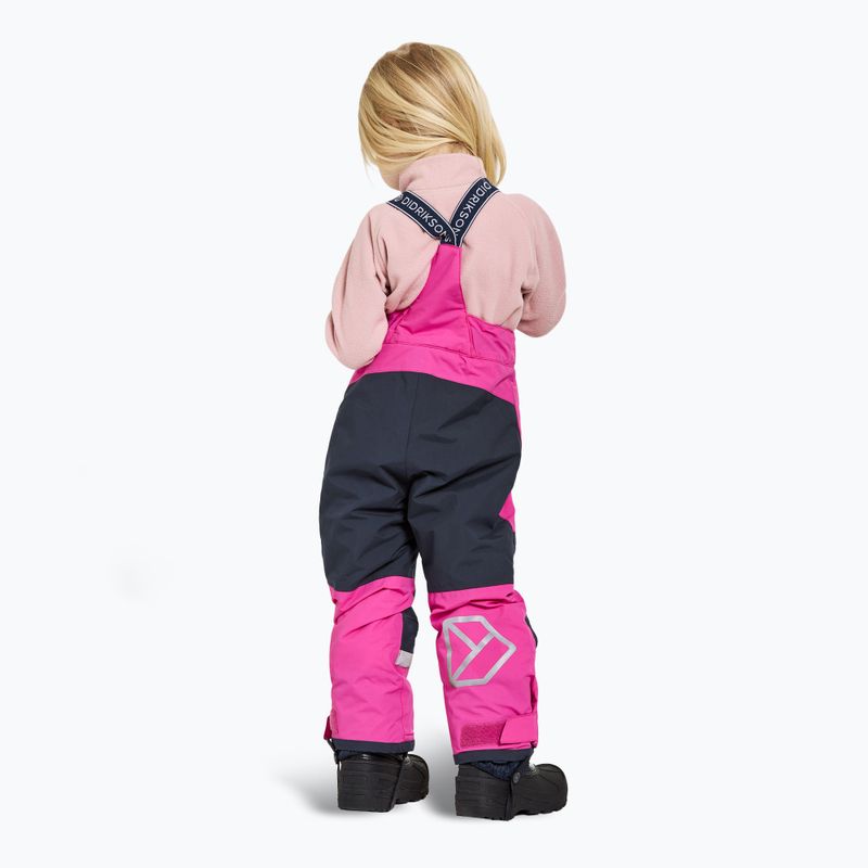 Didriksons Idre plastic pink children's ski trousers 2