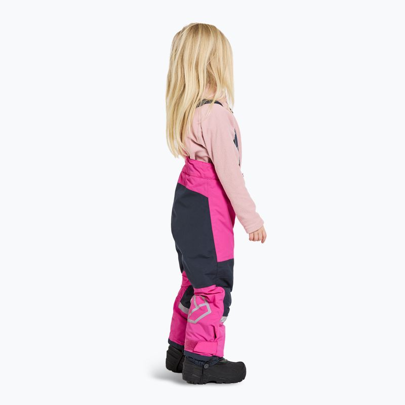 Didriksons Idre plastic pink children's ski trousers 4