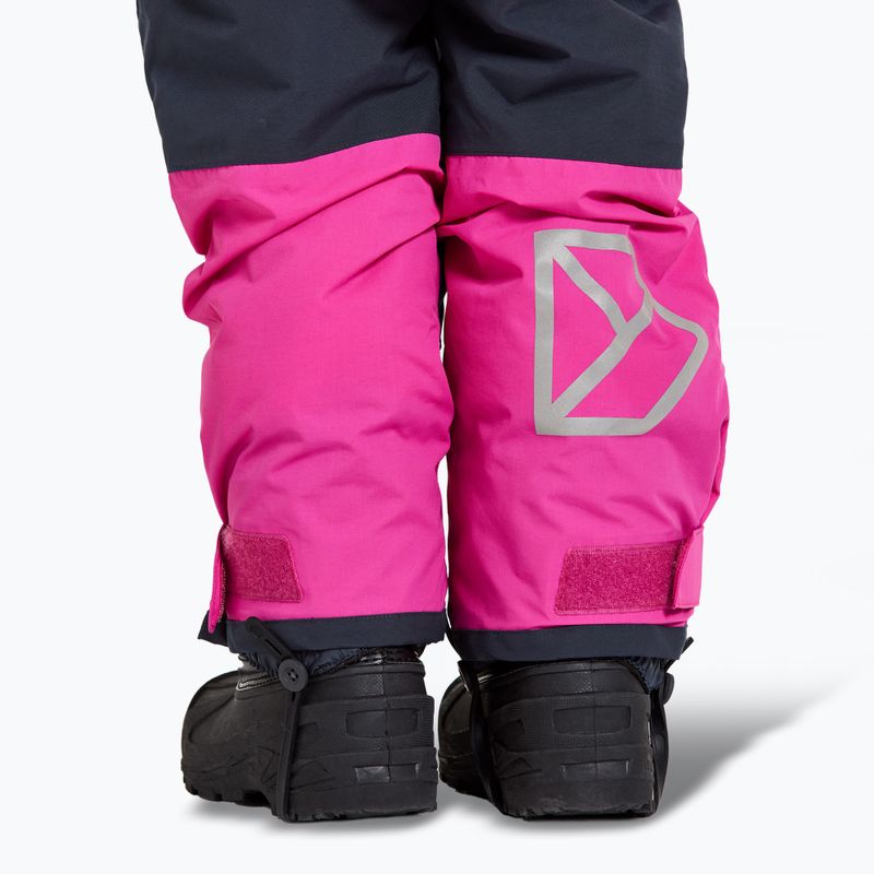 Didriksons Idre plastic pink children's ski trousers 6