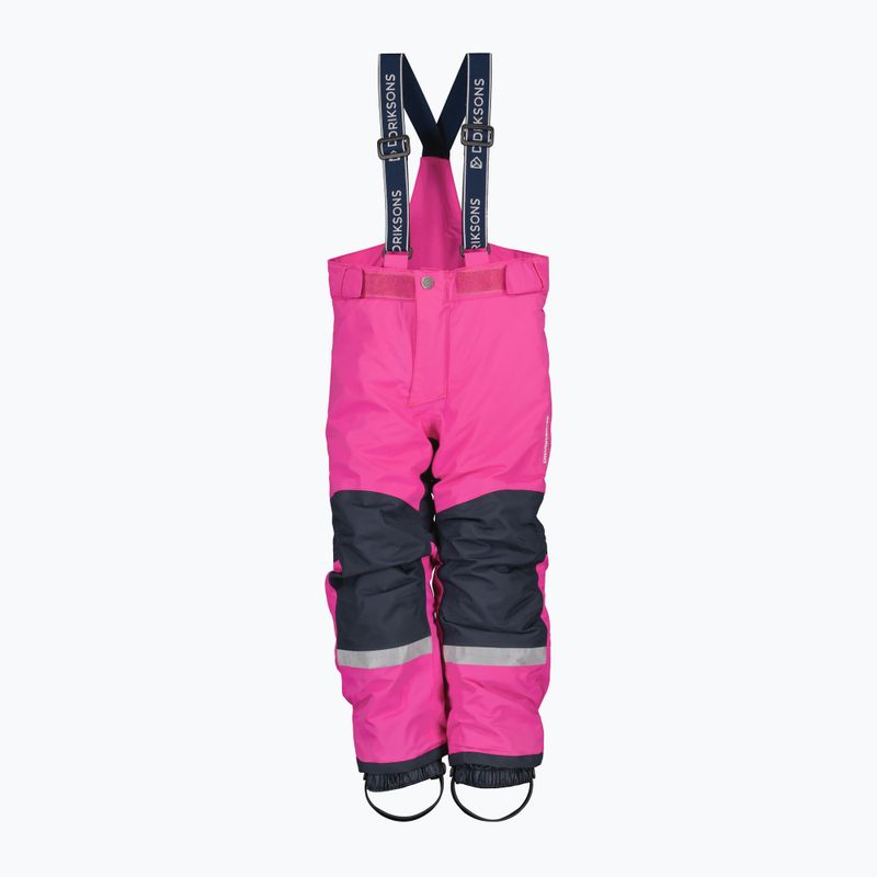 Didriksons Idre plastic pink children's ski trousers 7