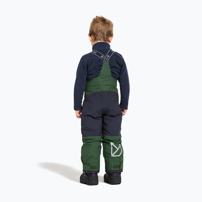 Didriksons Idre pine green children's ski trousers 2