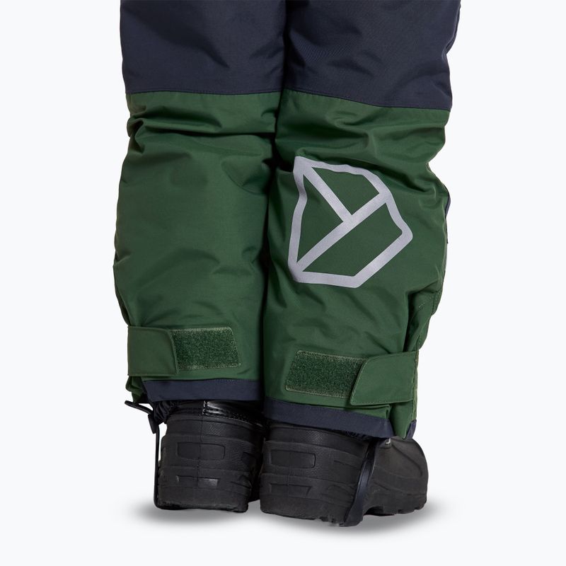Didriksons Idre pine green children's ski trousers 6