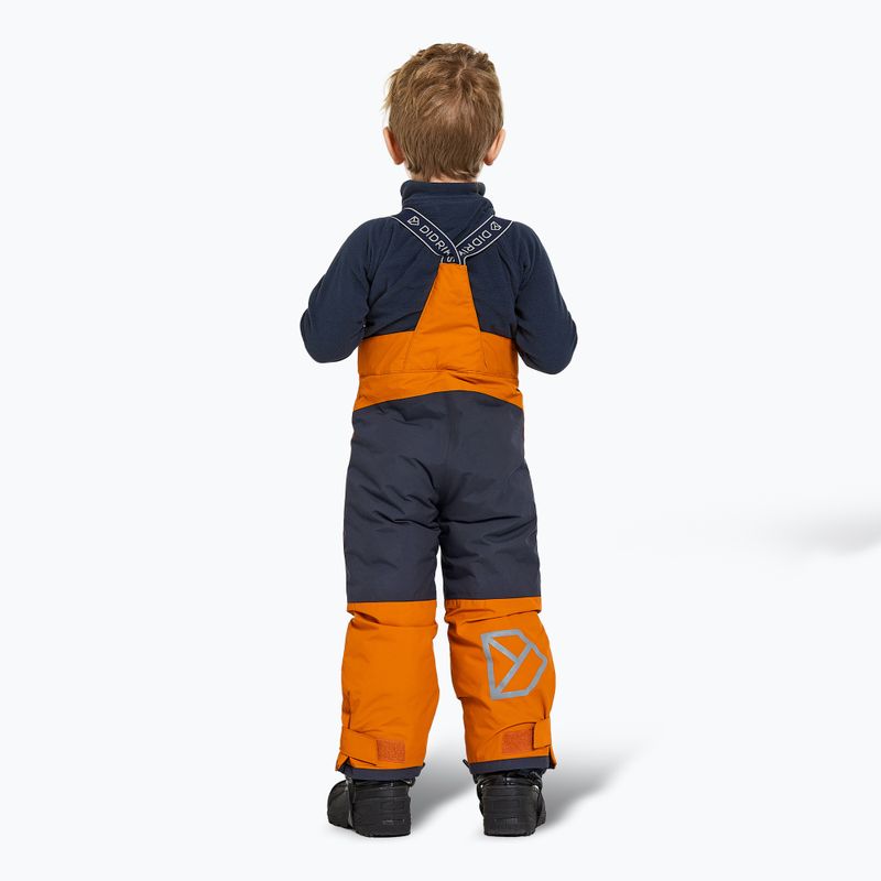 Didriksons Idre orange jam children's ski trousers 2