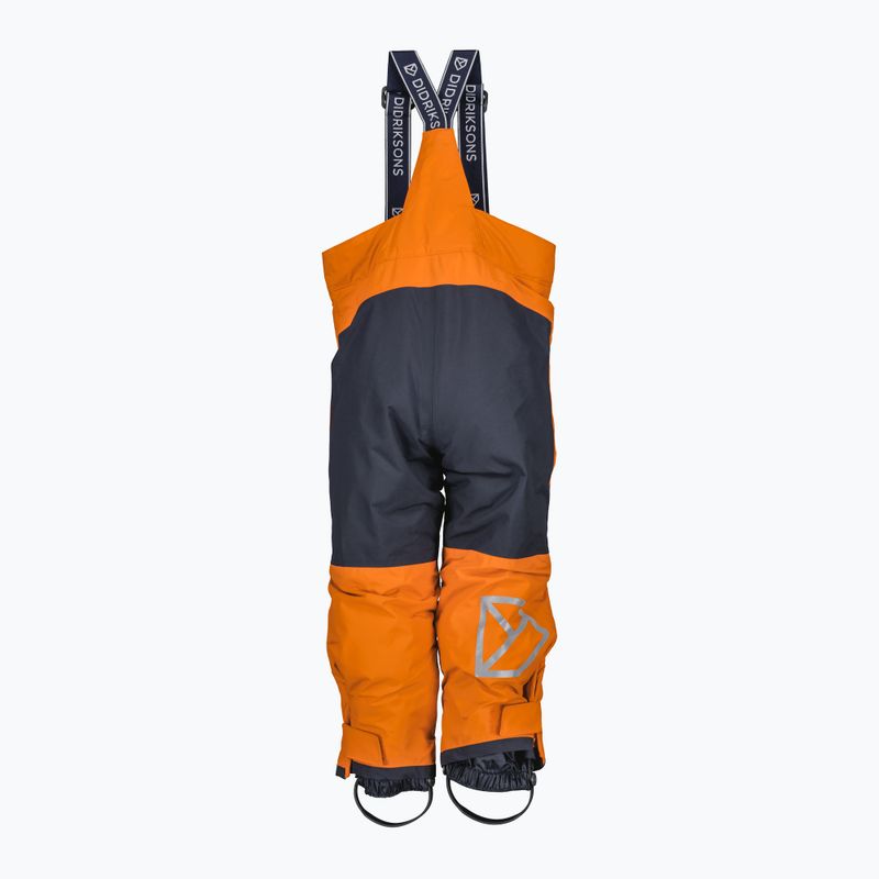 Didriksons Idre orange jam children's ski trousers 7