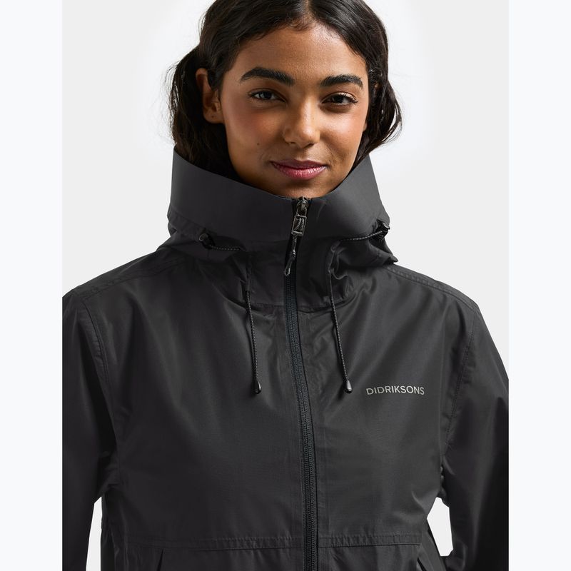 Women's rain jacket Didriksons Tilde 4 black 5