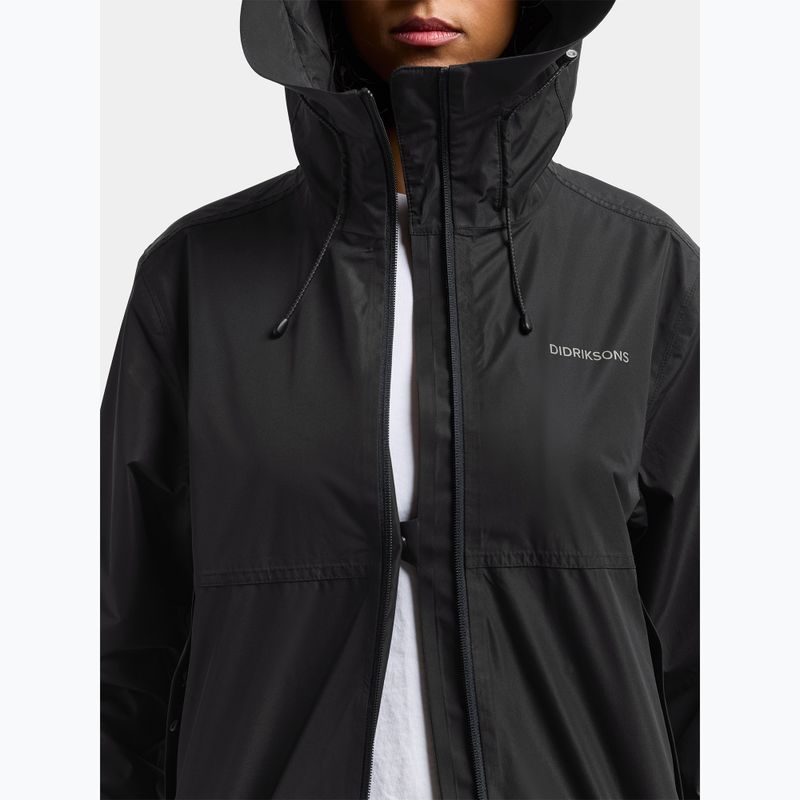 Women's rain jacket Didriksons Tilde 4 black 6
