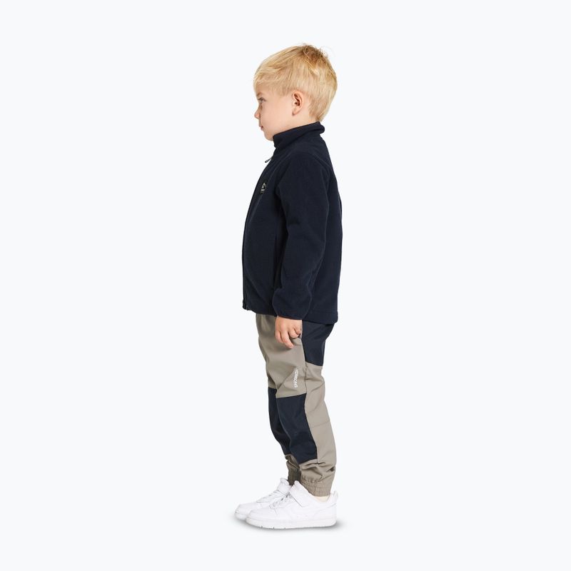 Didriksons Muskot dark night blue children's fleece sweatshirt 5