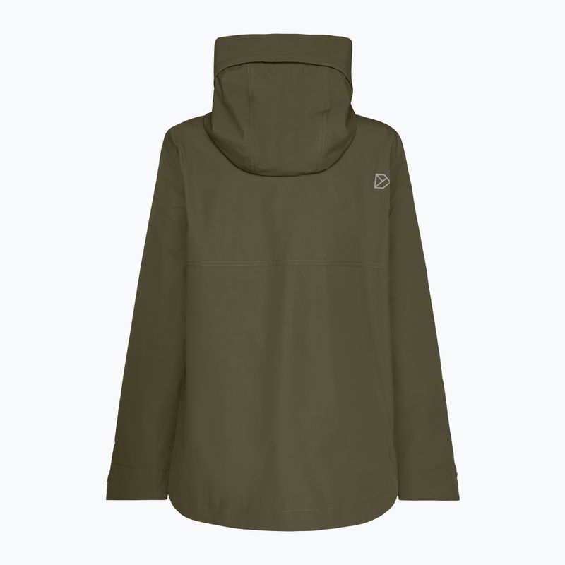 Women's rain jacket Didriksons Tilde 4 deep green 2