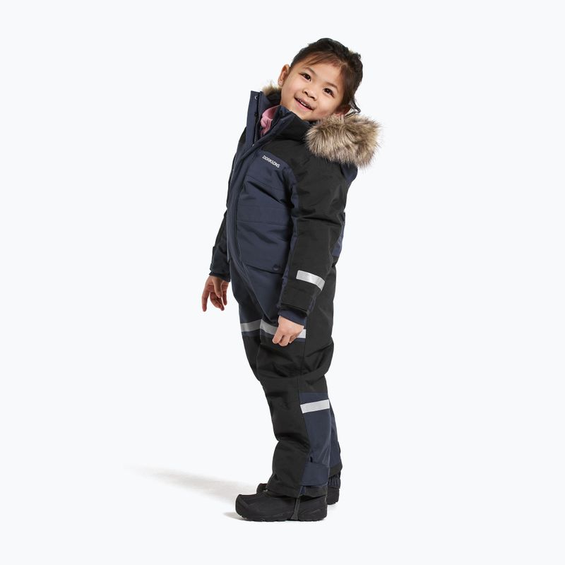 Didriksons Bjärven Cover navy children's ski suit 4