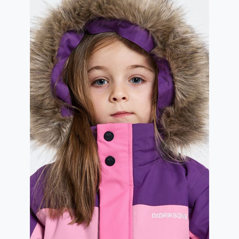 Didriksons Bjärven Cover sweet pink children's ski suit 5
