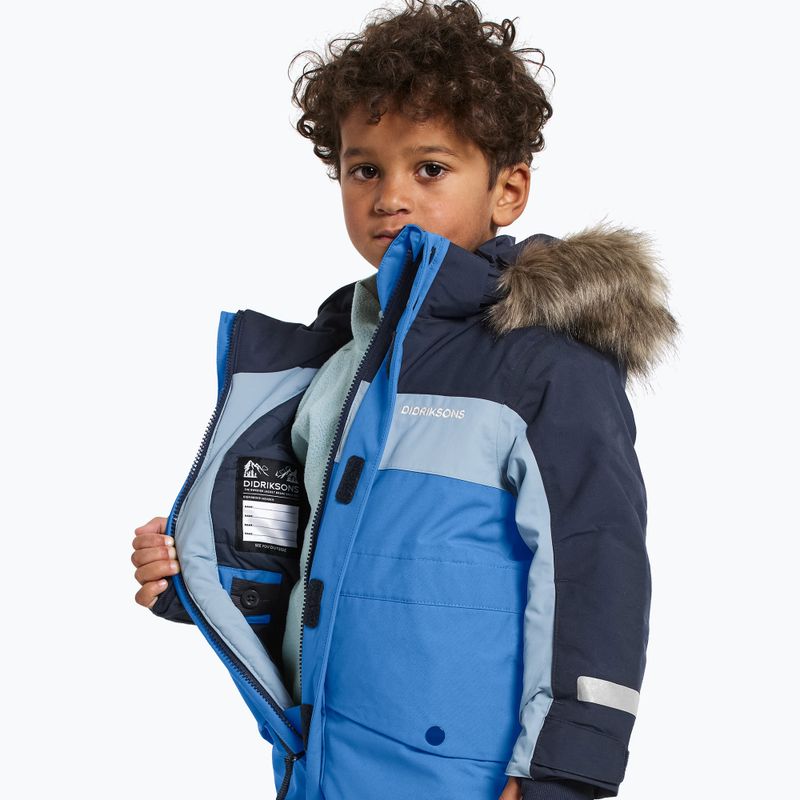 Didriksons Bjärven Cover sapphire blue children's ski suit 7
