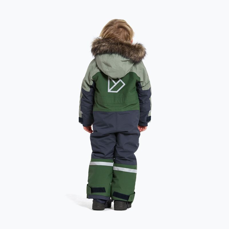Didriksons Bjärven Cover light moss children's ski suit 2