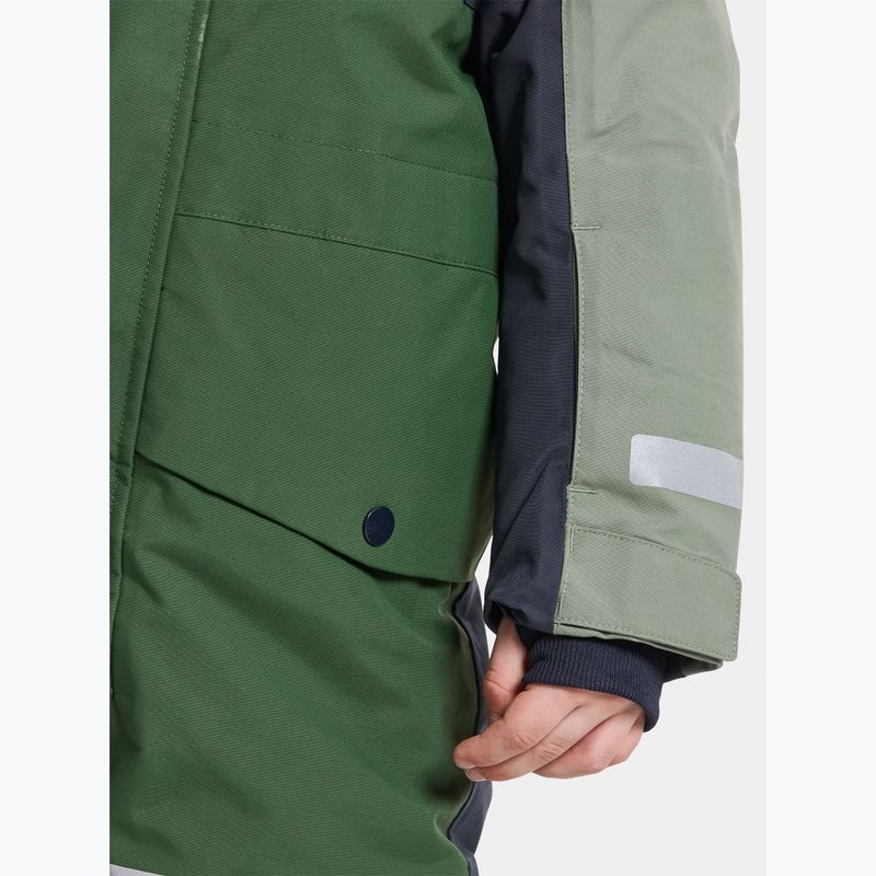 Didriksons Bjärven Cover light moss children's ski suit 7