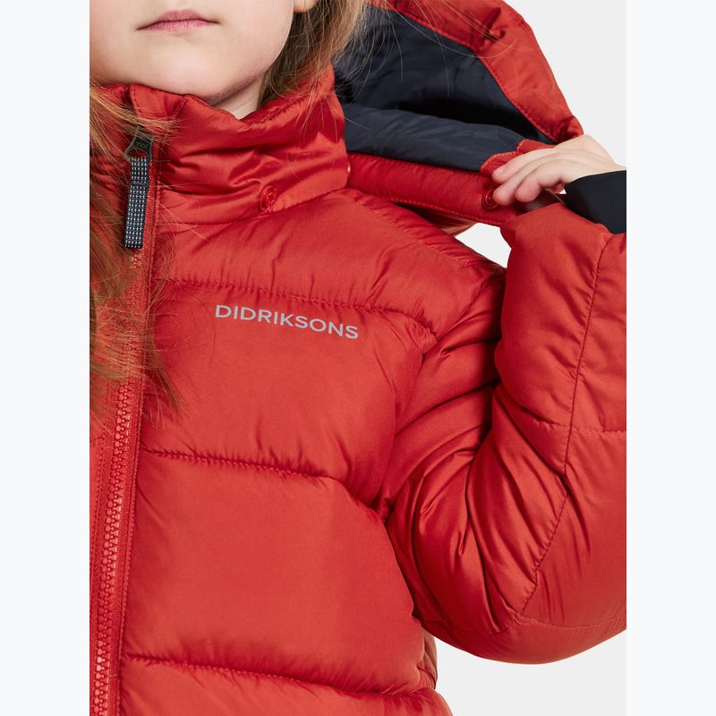 Children's jacket Didriksons Roxen pomme red 7