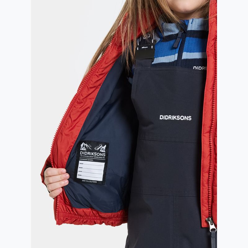 Children's jacket Didriksons Roxen pomme red 9