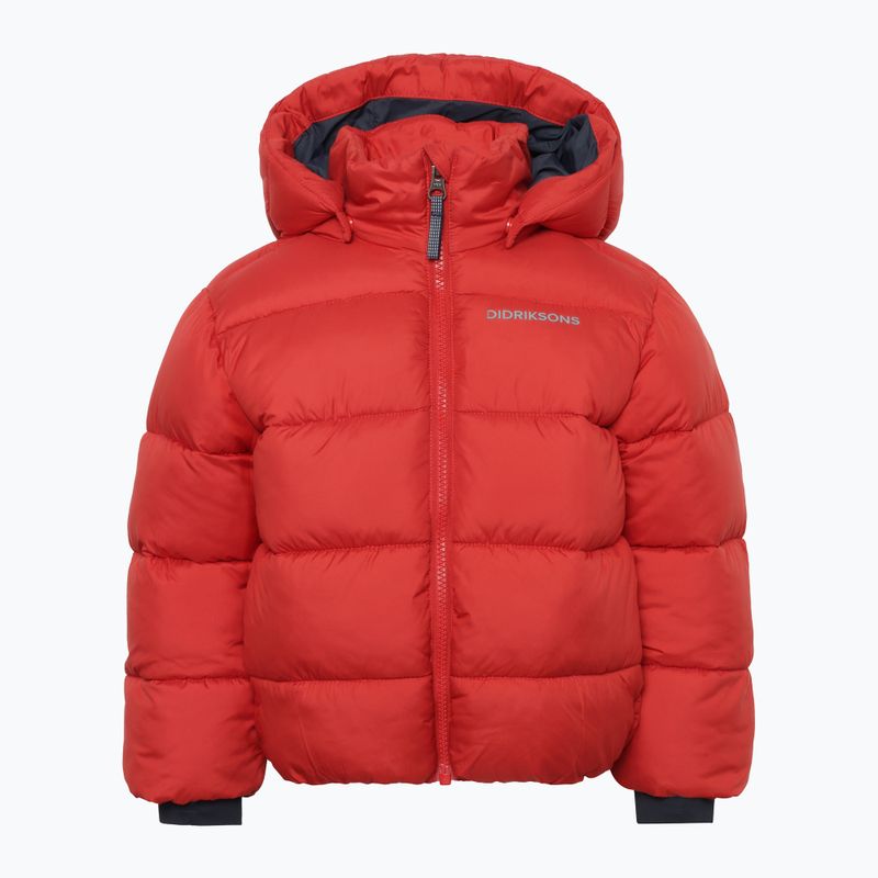 Children's jacket Didriksons Roxen pomme red 10