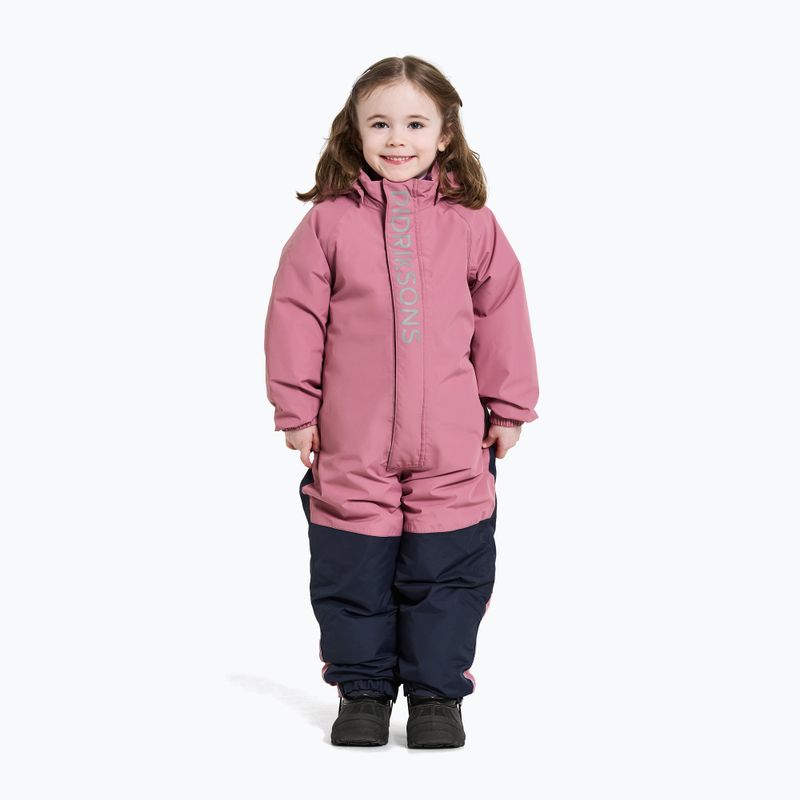 Didriksons Talvi Cover heather pink children's ski suit