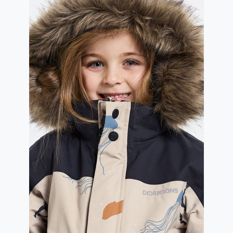 Didriksons Bjärven Cover Se winter ocean multi reflex children's ski suit 5