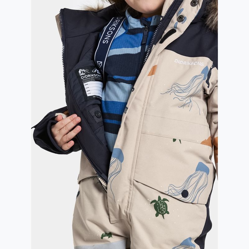 Didriksons Bjärven Cover Se winter ocean multi reflex children's ski suit 9