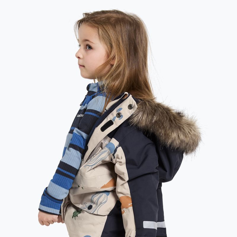Didriksons Bjärven Cover Se winter ocean multi reflex children's ski suit 11