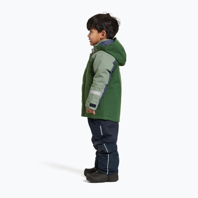 Didriksons Neptun pine green children's jacket 5