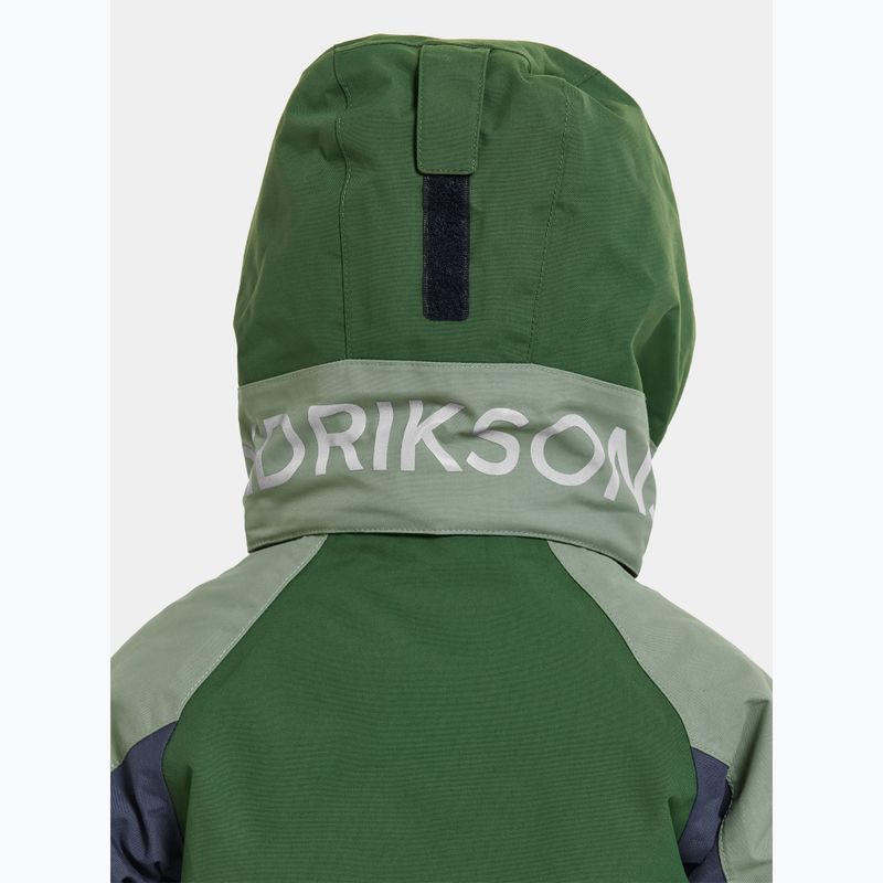 Didriksons Neptun pine green children's jacket 7
