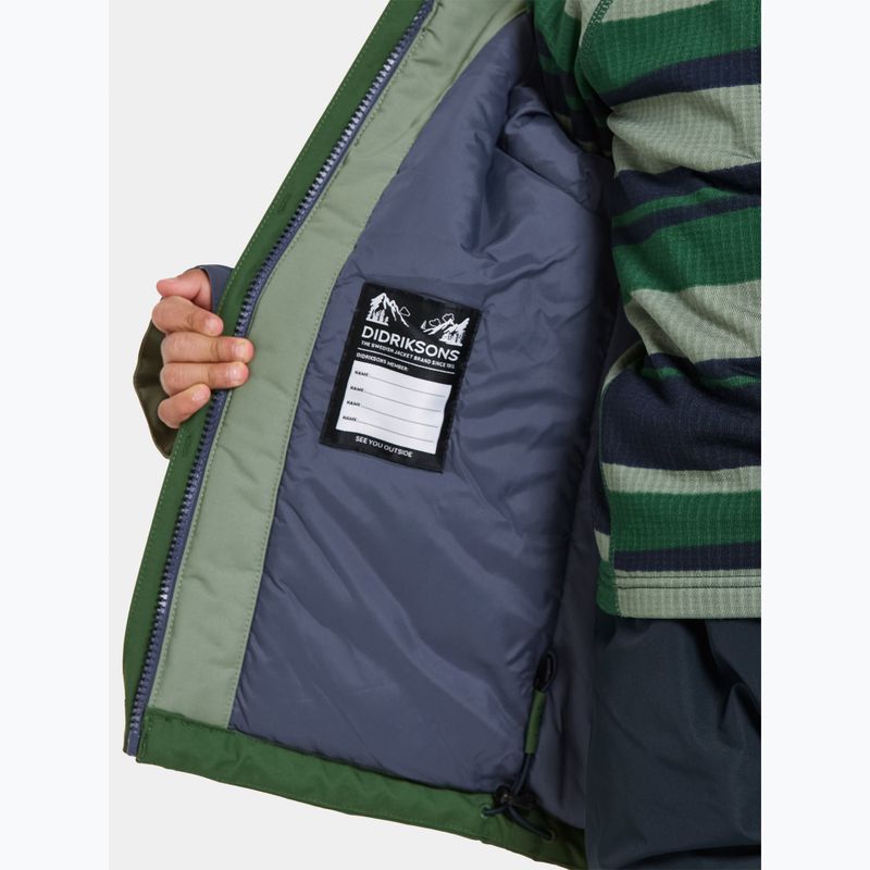 Didriksons Neptun pine green children's jacket 9