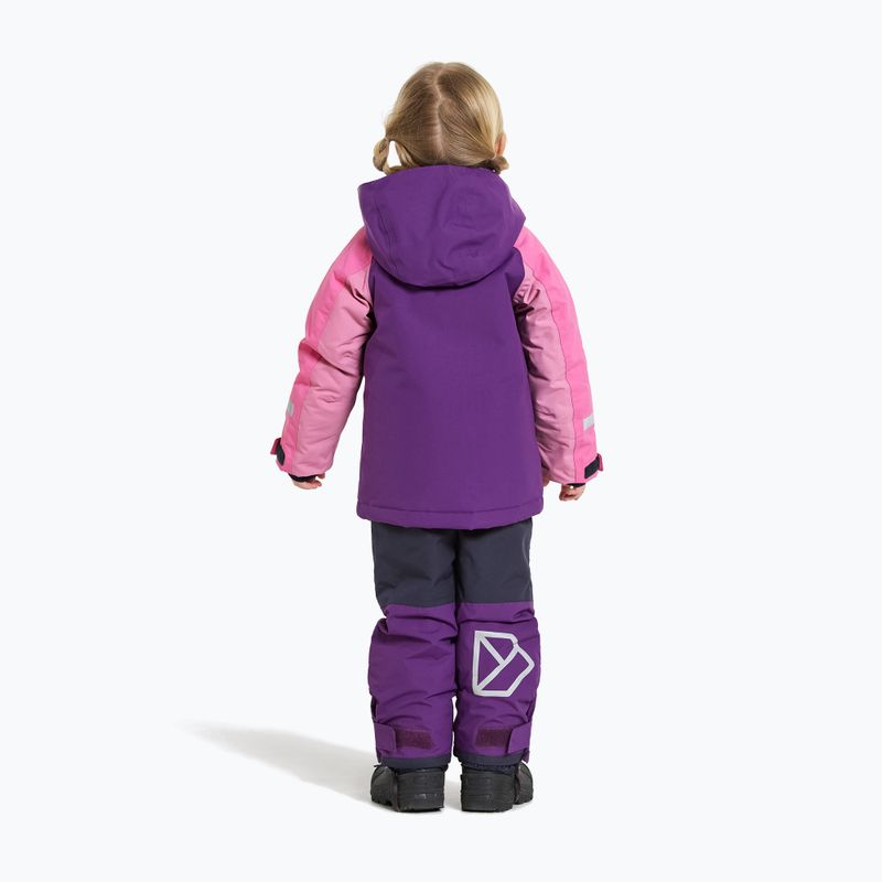 Didriksons Neptun royal purple children's jacket 3