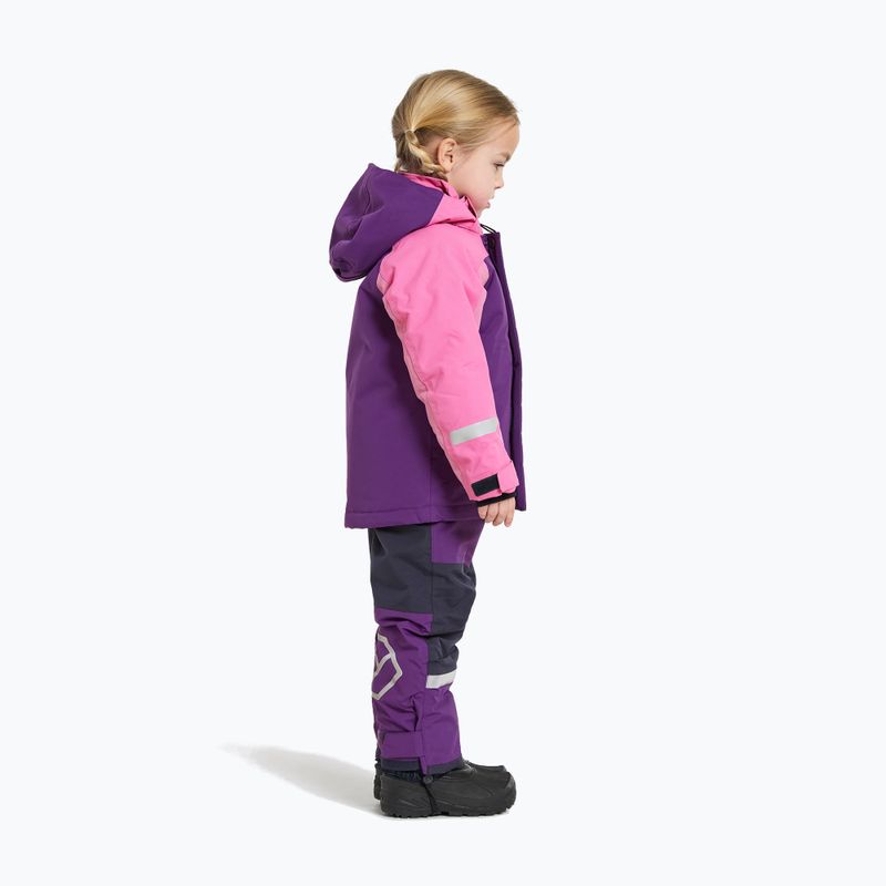 Didriksons Neptun royal purple children's jacket 4
