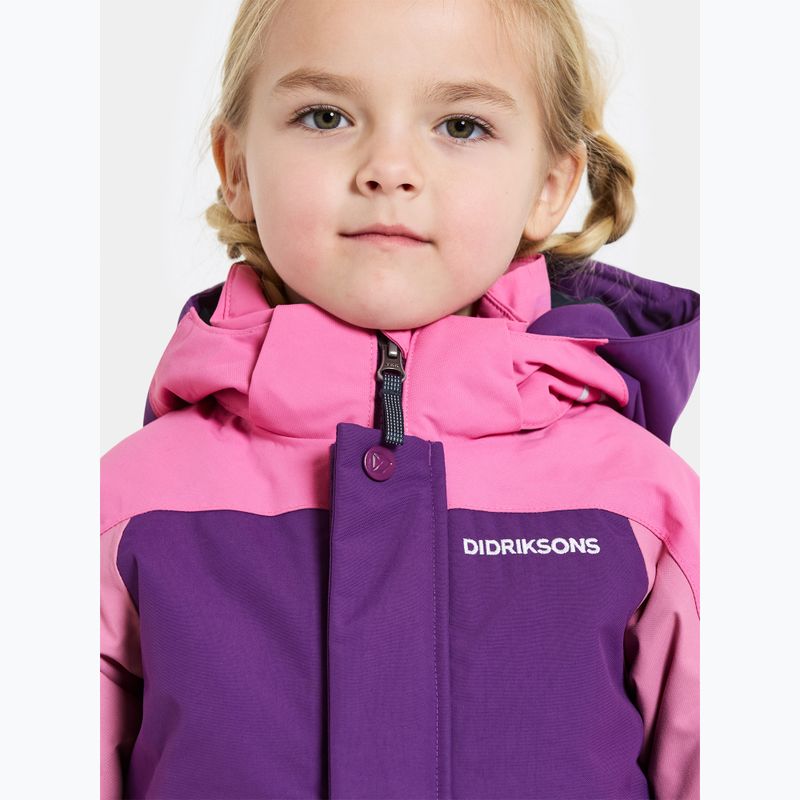 Didriksons Neptun royal purple children's jacket 6