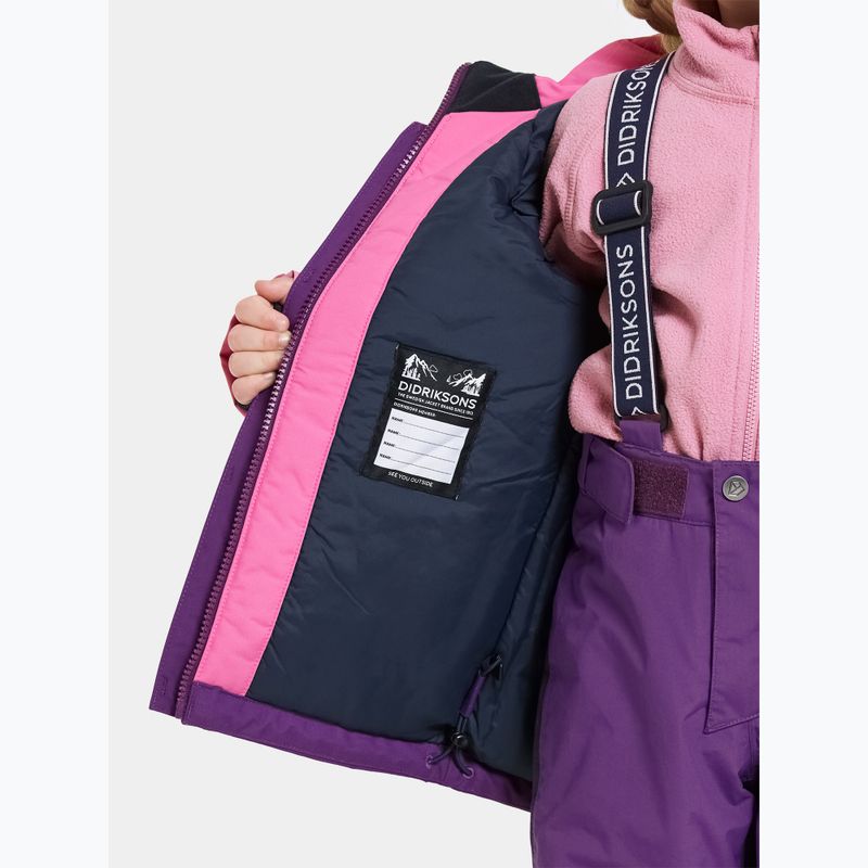 Didriksons Neptun royal purple children's jacket 8