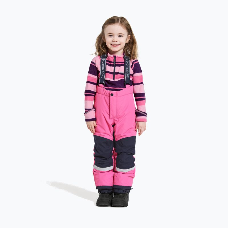 Didriksons Skare sweet pink children's ski set 10